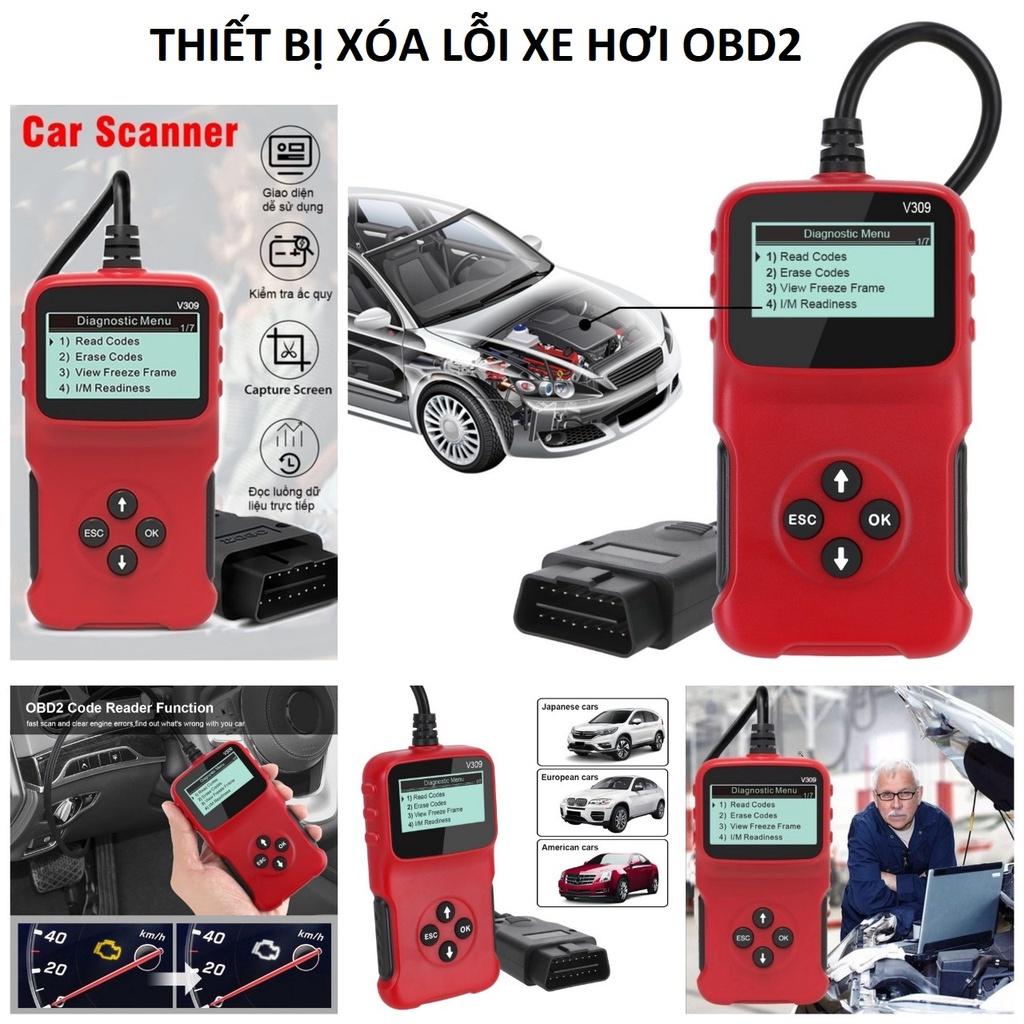 ( LOẠI TỐT) Máy đọc xóa lỗi ô tô OBD2 kiểm tra quét xóa mã lỗi cá vàng động cơ mẫu mới cắm trực tiếp không cần cài đặt