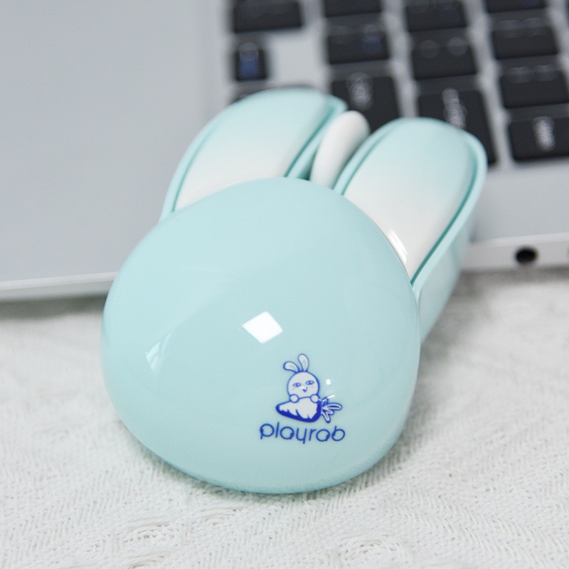 Chuột không dây văn phòng Pippi Rabbit MOFII M6 Wireless 2.4Ghz thiết kế tai thỏ - JL - GIAO MÀU NGẪU NHIÊN