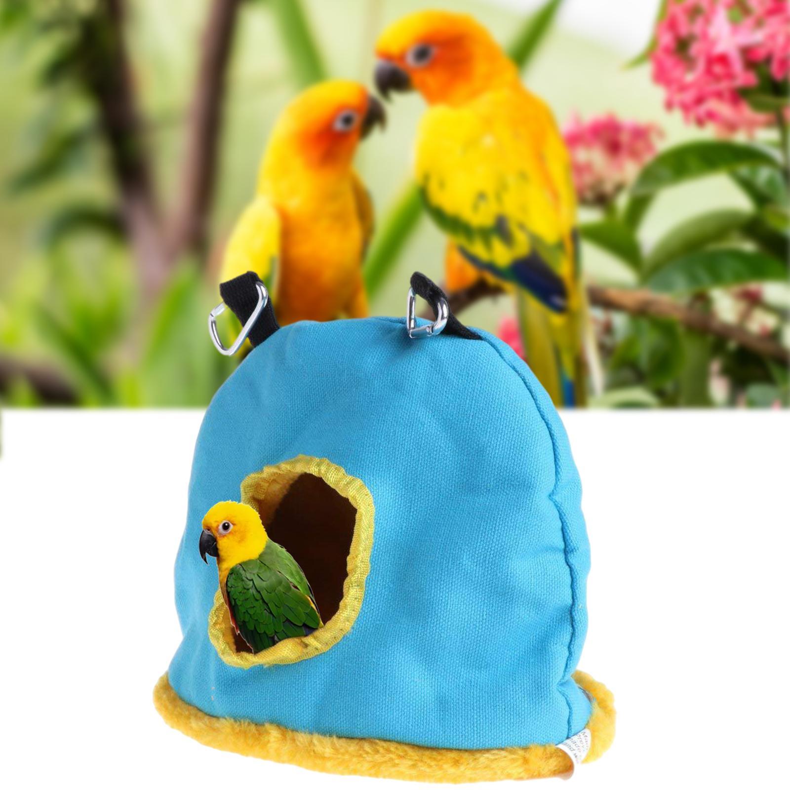 Birds Hammock Hanging Nest Sleeping Bed Swing Toy Parrot House