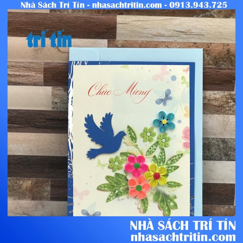 Thiệp handmade 20/11 MẪU NGẪU NHIÊN (vpp trí tín)