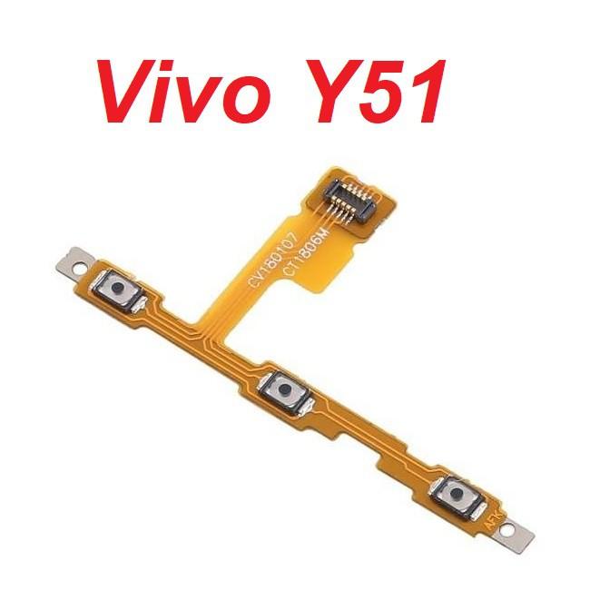 Mạch Nút Nguồn Cho Vivo Y51 Dây Cáp Nút Nguồn, Tăng Giảm Âm Lượng Linh Kiện Thay Thế