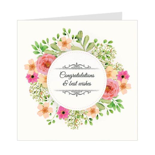 Thiệp chúc mừng, Congratulations card - Thiệp Grey 9x9cm - 09CG04
