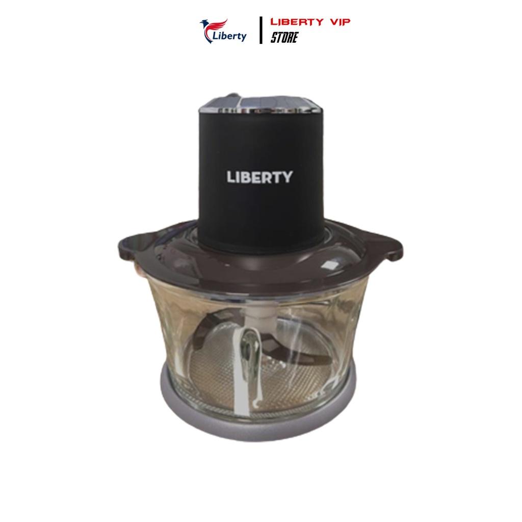 Máy xay thịt đa năng Liberty dung tích 2L cối thủy tinh kháng khuẩn công suất lớn 350W bảo hành 1 năm - Hàng chính hãng