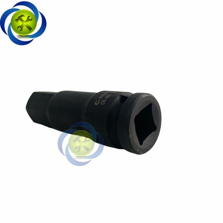 Tuýp lục giác đen 19mm C-mart F0049-H19 loại 1/2 dài 78mm