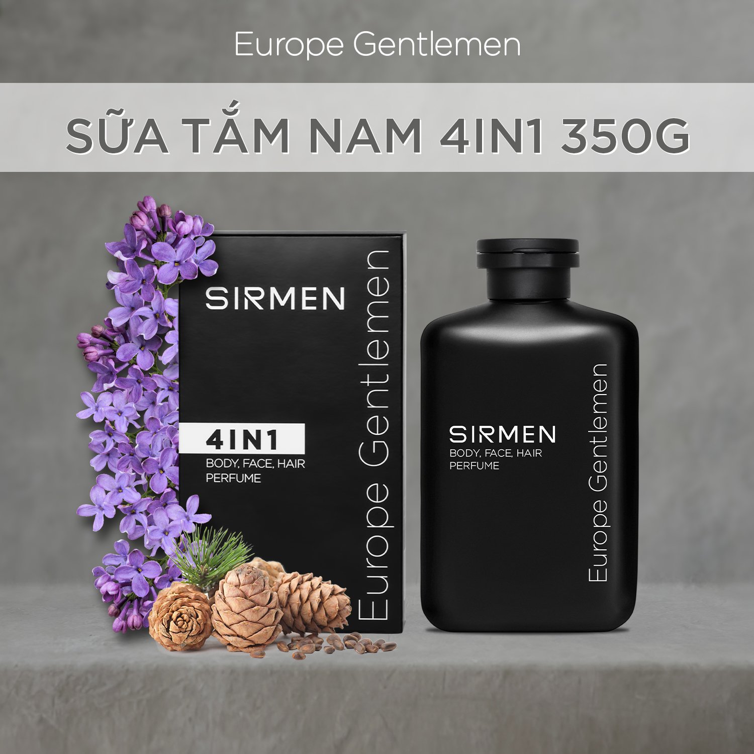 [CHAMPION LIMITED] Giftbox Combo 4 MANC CLUB SIRMEN Gồm Sữa tắm gội nam - Sữa rửa mặt nam - Dung dịch VS và Nước hoa nam 10ml