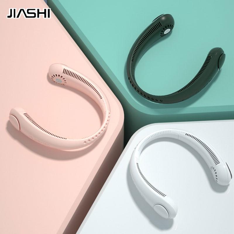 JIASHI Quạt đeo cổ không có cánh tiện lợi đem đi ngoài trời Hàng nhập khẩu