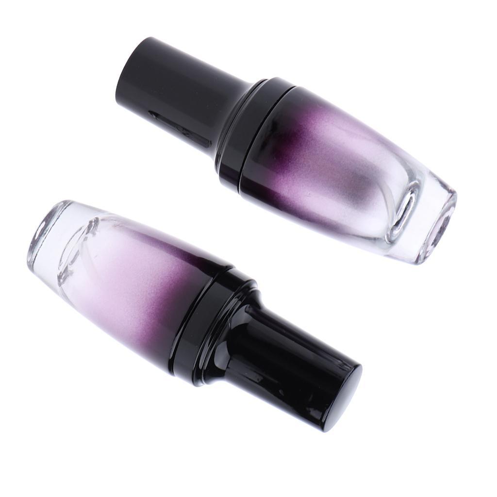 2Pcs Glass Perfume Empty Bottle Atomizer Pump Sprayer Refillable Travel