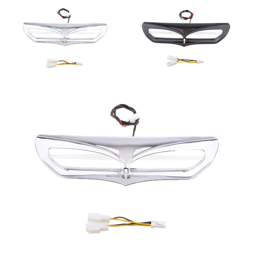 Motorcycle Fairing Vent Trim with LED Accent Light For Harley