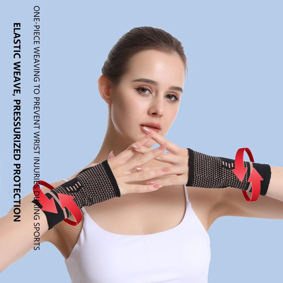 1 Đôi Găng Tay Sợi Đồng Hỗ Trợ Giảm Đau Nhức Cổ Tay