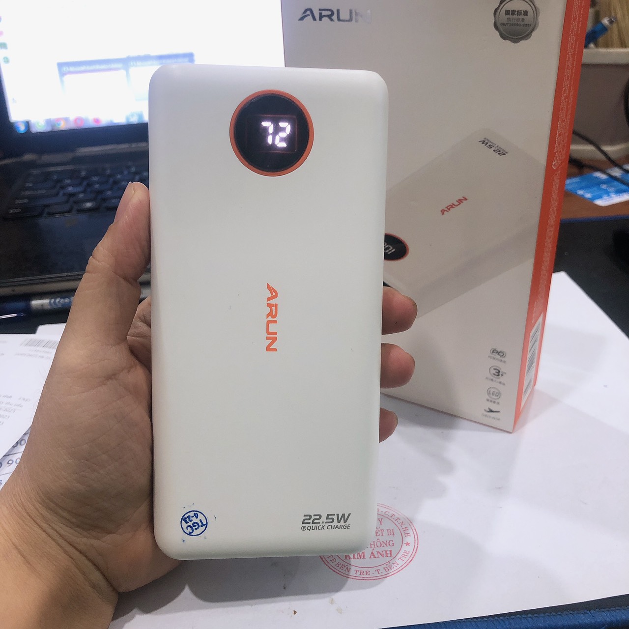 Sạc Dự Phòng Arun FC20P Pro 20000 mAh (PD 22.5W, QC3.0) Sạc Nhanh 2 Chiều Type C, Hàng chính hãng