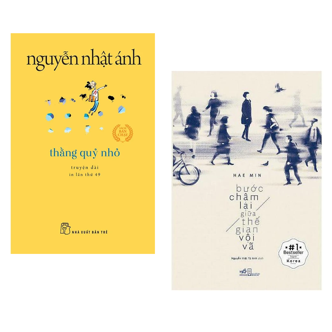 Combo 2 Cuốn Truyện Ngắn Hay Nhất : Thằng Quỷ Nhỏ + Bước Chậm Lại Giữa Thế Gian Vội Vã