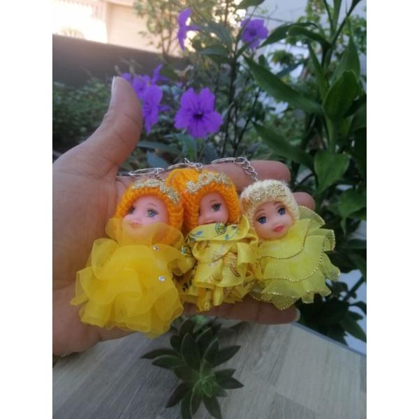 MÓC KHÓA BÚP BÊ ĐỘI NÓN LEN CHỮ LOVE