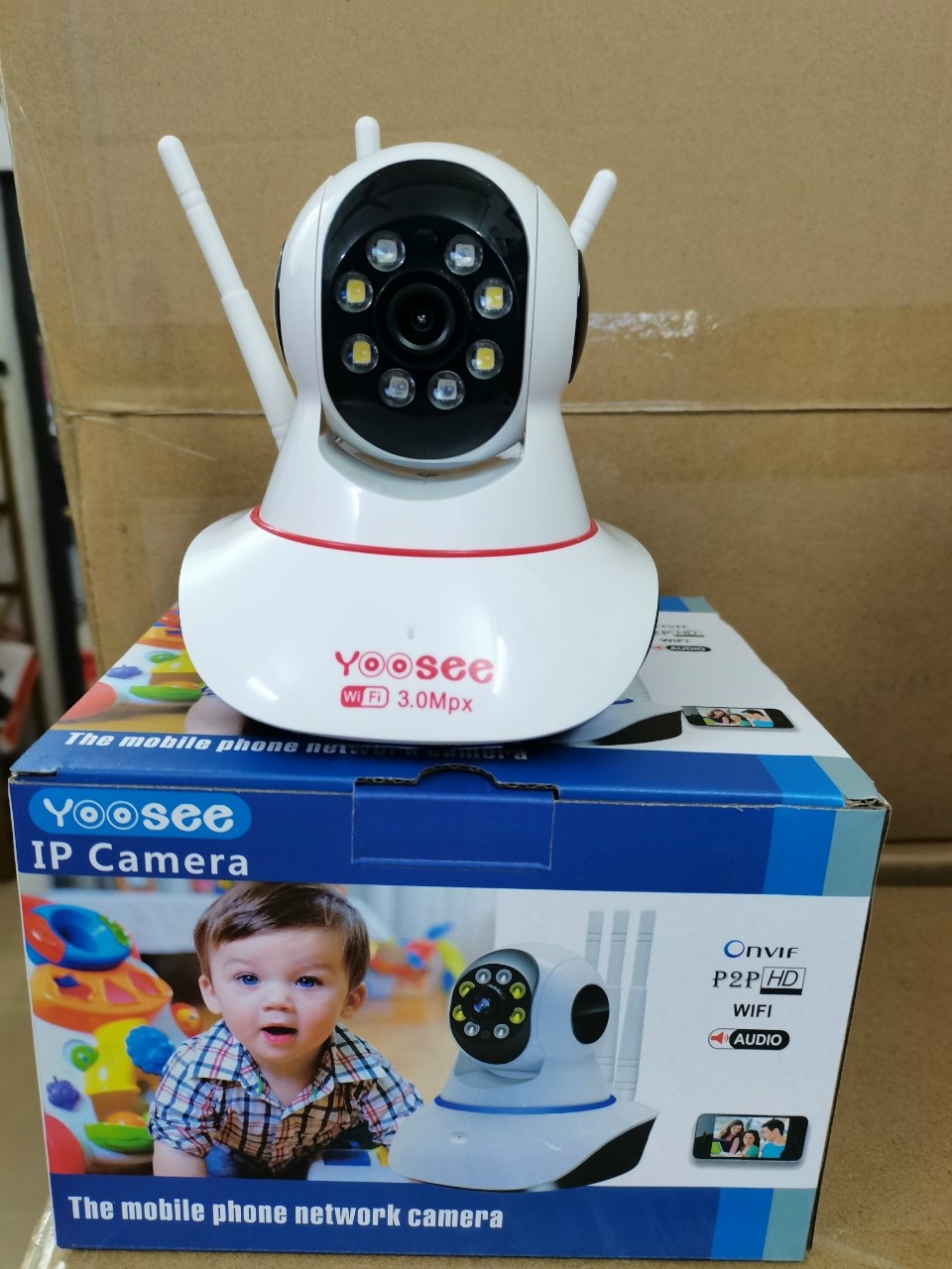 CAMERA YOOSEE 3.0 ,KÈM THẺ NHỚ 64G .HÀNG CHÍNH HÃNG