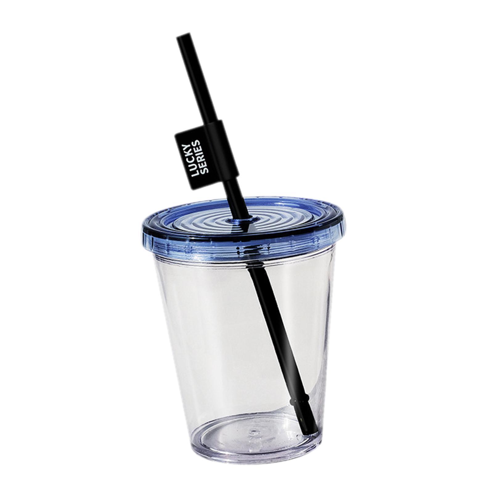 Clear Cup with Lid and Straw for Party Birthday Party Grand Event