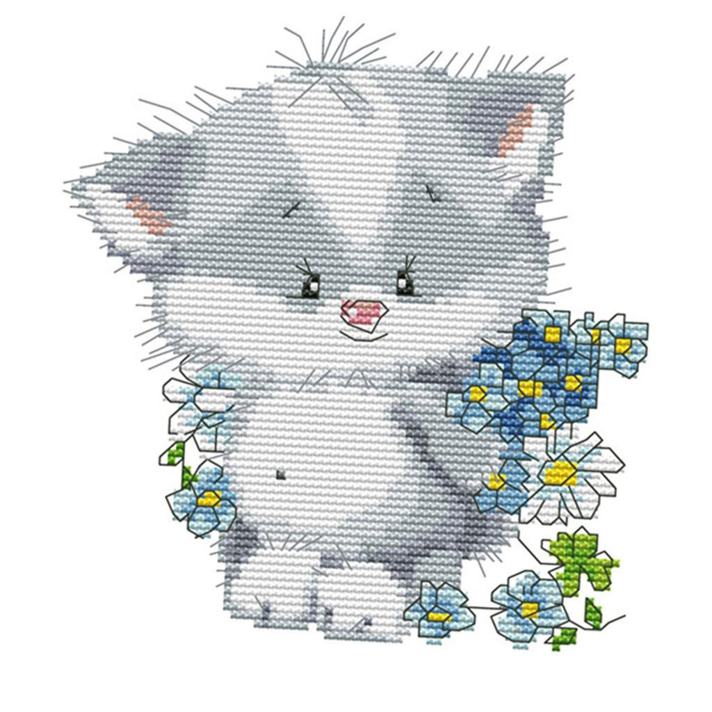Stamped Cross Stitch Kits Embroidery Work for Adults