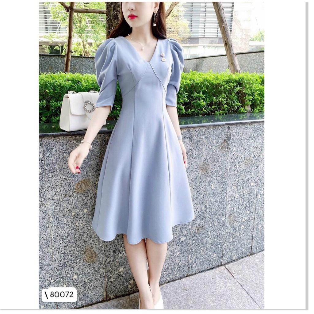 ĐẦM UMI XINH XẮN,HỌA TIẾT TRƠN NHƯNG KHÔNG KÉM PHẦN SANG TRỌNG 1HIT1 FASHION