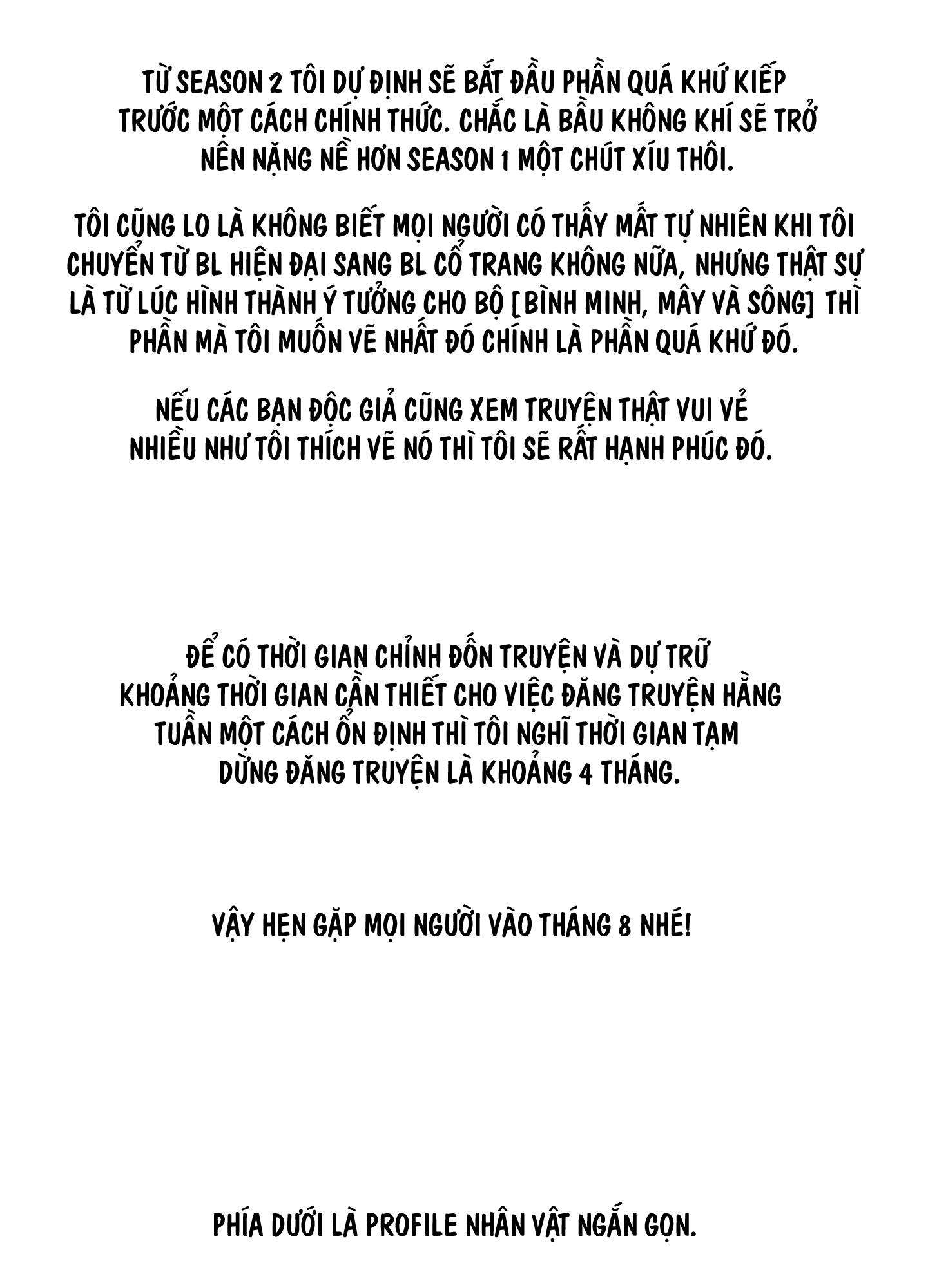 bình minh, mây và sông chapter 32.1 2