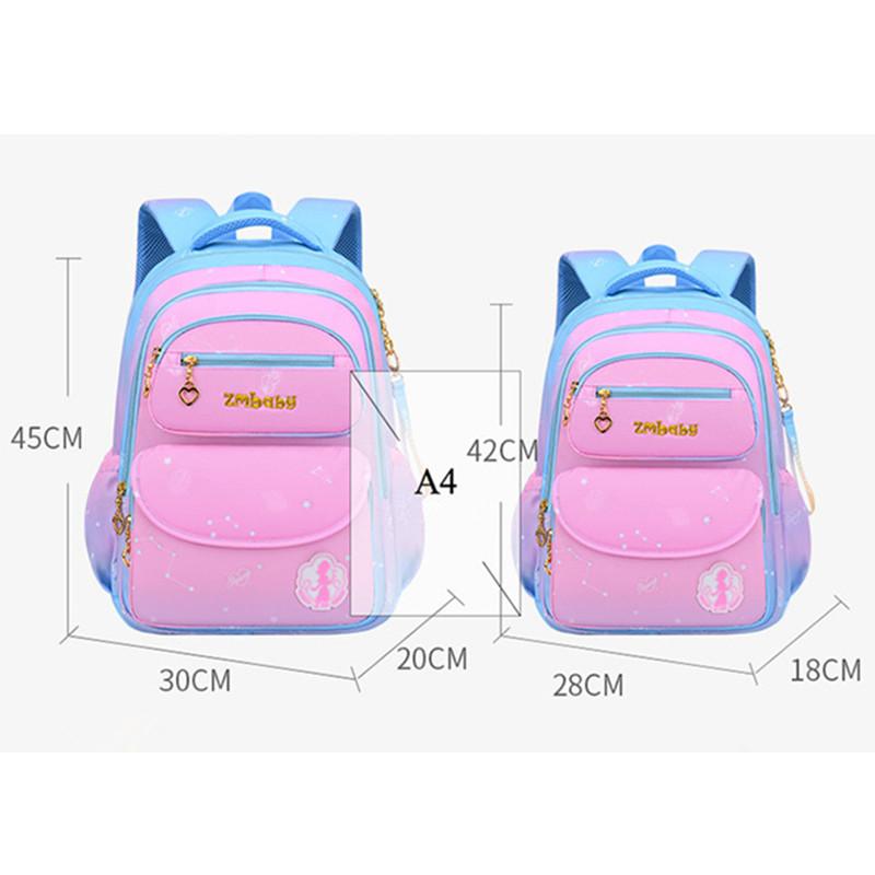 Cô Gái Dễ Thương Trường Túi Trẻ Em Trường Tiểu Học Ba Lô Tất Trẻ Em Túi Sách Công Chúa Schoolbag Mochila Infantil 2 Szies