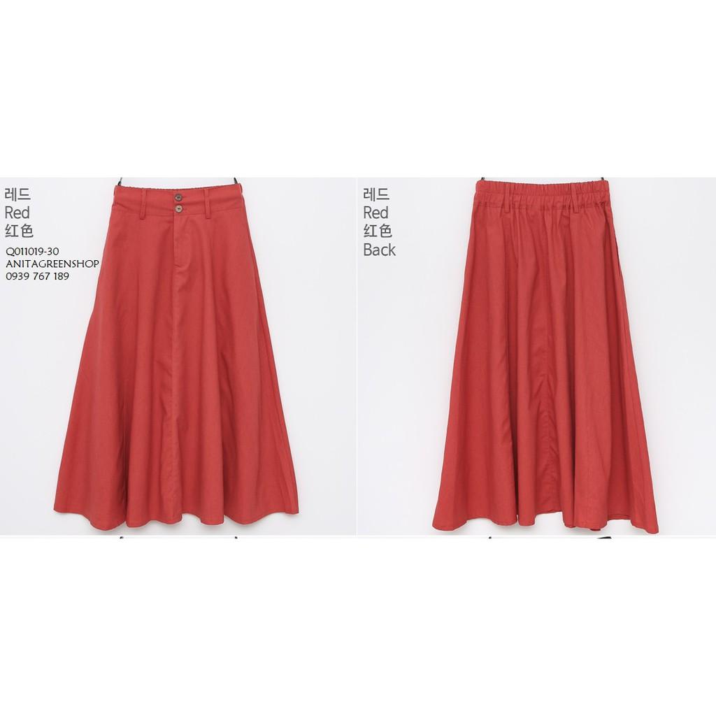 Q011019  CHÂN VÁY XÒE THIẾT KẾ