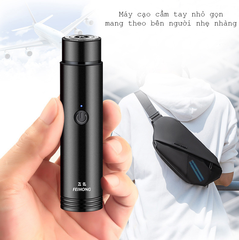 Máy Cạo Râu Điện Du Lịch Mini Đa Năng,Dùng Cho Cả Nam và Nữ Cạo Cơ Thể Mặt Sạc USB [ Màu Ngẫu Nhiên ]