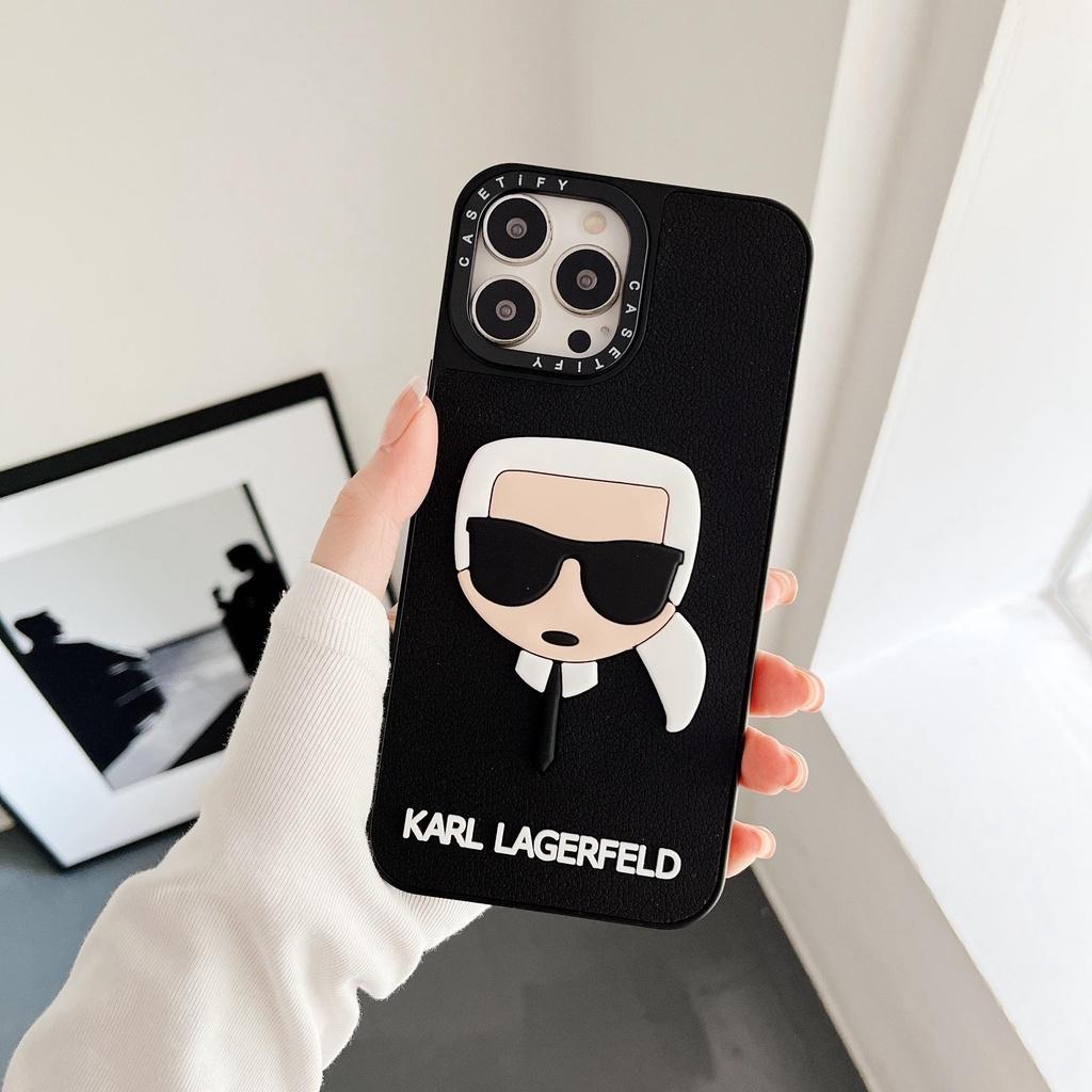 Ốp Điện Thoại Silicon Hình Búp Bê Karl Lagerfeld 3D Sang Trọng Cho iphone 13 Pro Max i13 13pro 11 Pro Max i11 X Xs Max 12Pro 12 Pro Max
