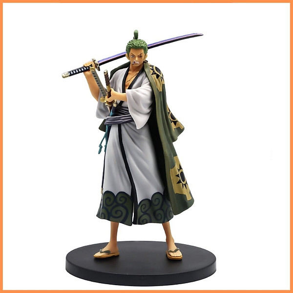 Mô Hình Roronoa Zoro ở Vương quốc Wano Cao 19cm -Tượng Figure One Piece