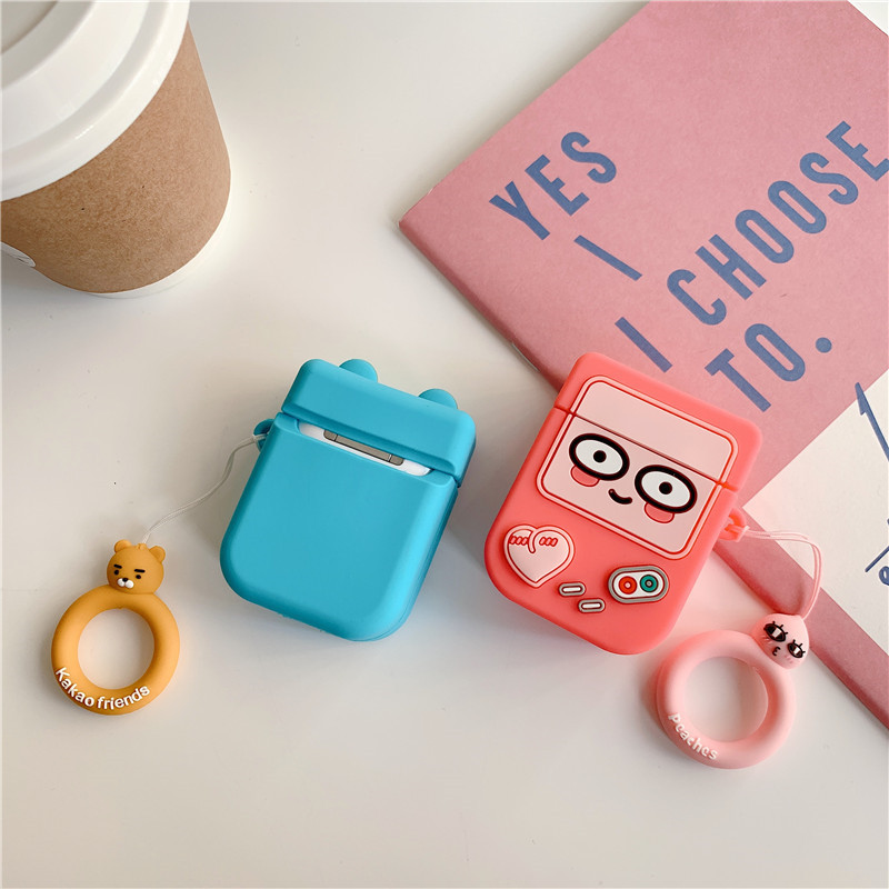 Bao Case Cho Airpods 1/ Airpods 2 Hình Máy Game Couple Cute