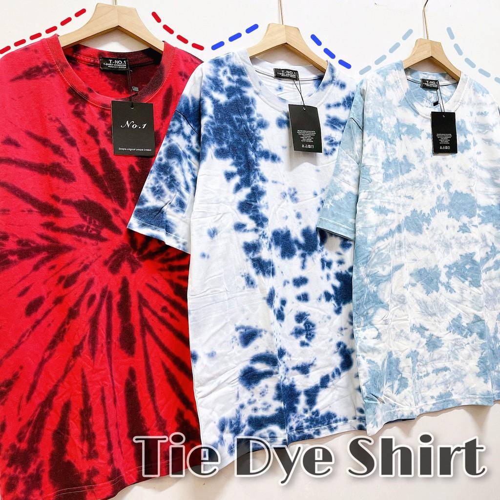 Áo loang trơn tie dye unisex form rộng Tie Boutique