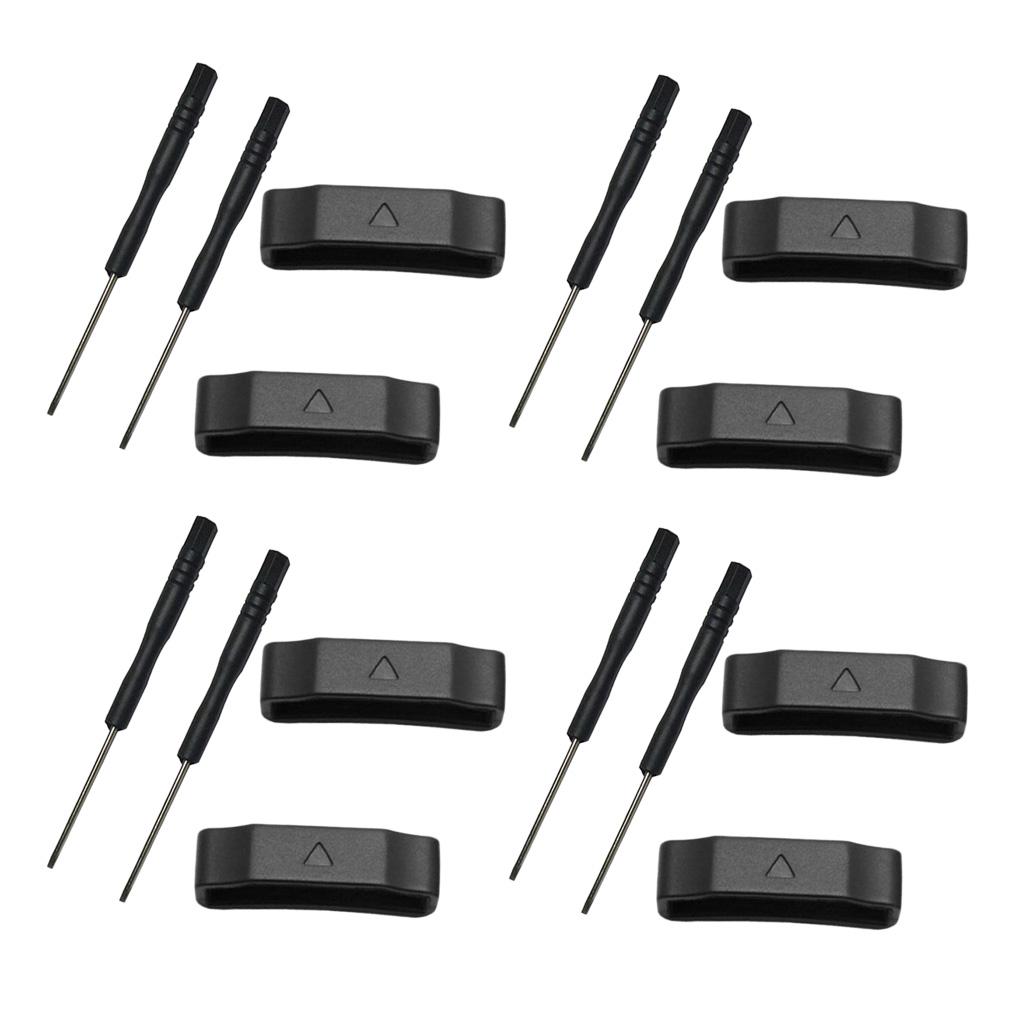 8Pcs 26mm Watch Tether Ring Band Buckle For Garmin Fenix 3 /