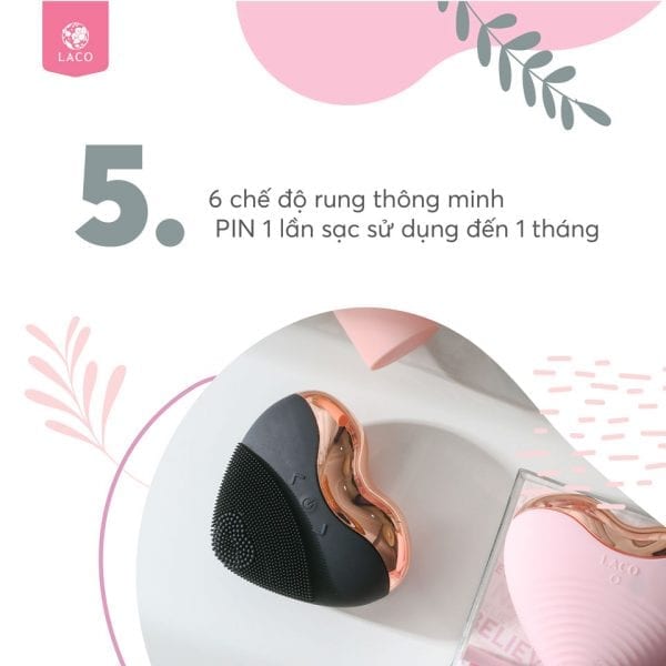 Máy rửa mặt máy massage mặt 2 trong 1 Giúp sạch sâu, massage, nâng cơ, tan nọng cằm, đẩy tinh chất - QuaTangMe Extaste