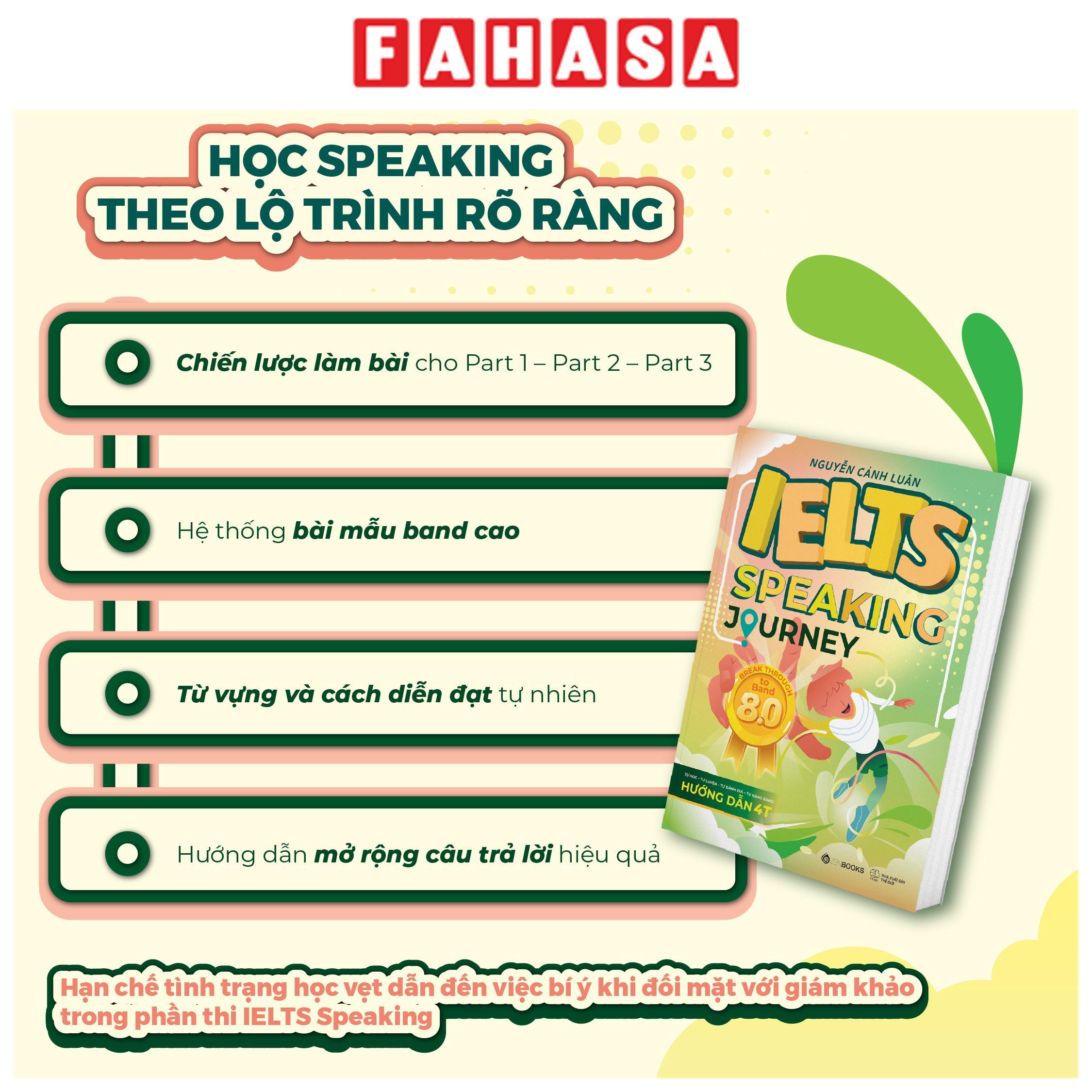 Sách - IELTS Speaking Journey - Break Through To Band 8.0