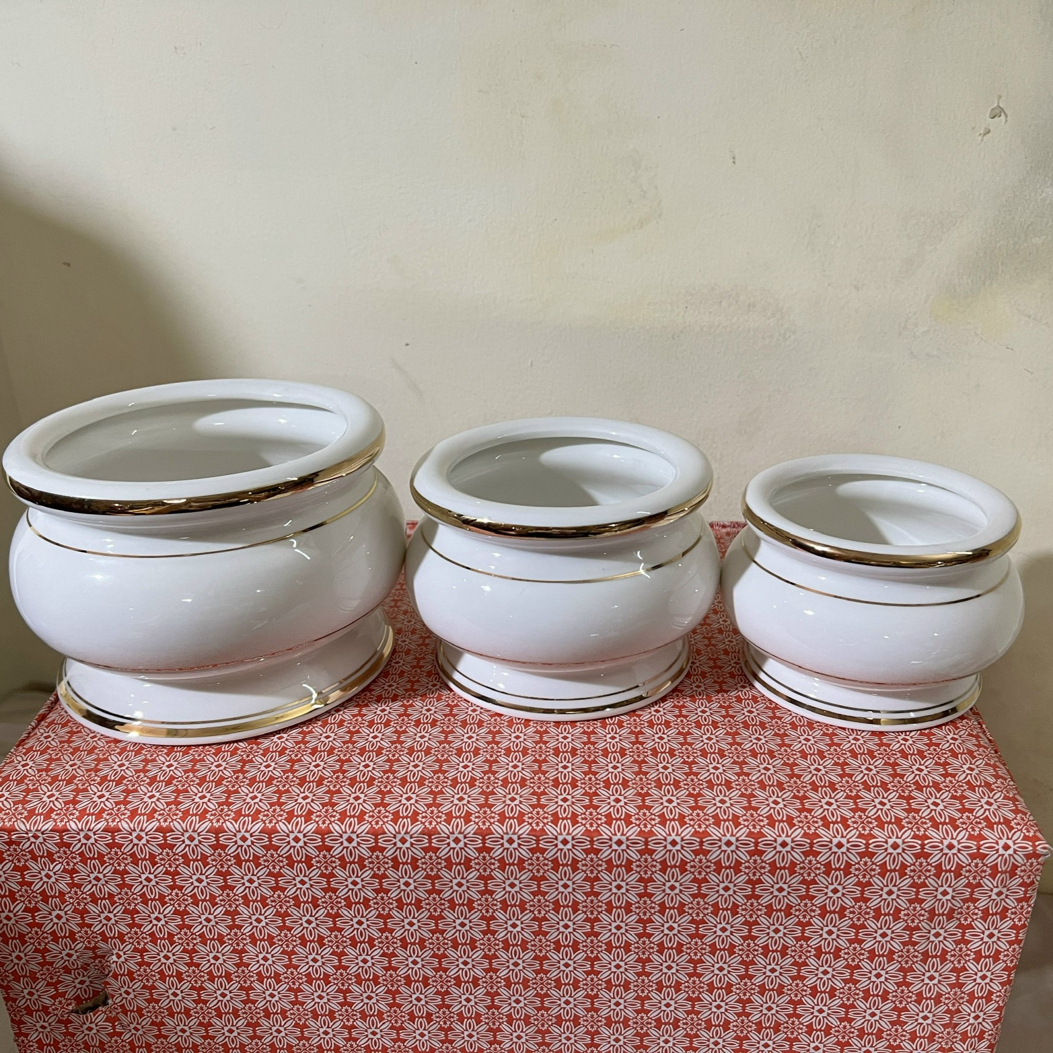 Bát nhang sứ họa tiết đá hoa cương 3 cỡ