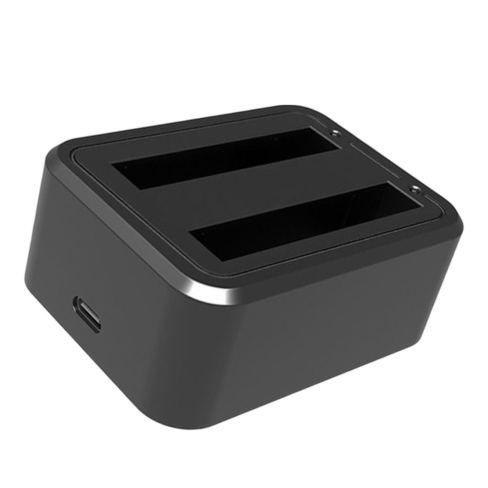 Travel Dual Battery Charger Professional Type-C for Action Camera