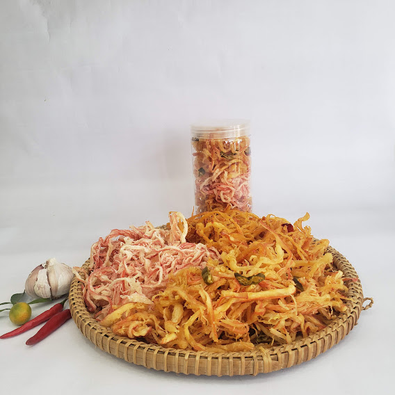 Đặc Sản Nha Trang - Mực Xé Sợi 3 Vị , Seavy Hộp 500G