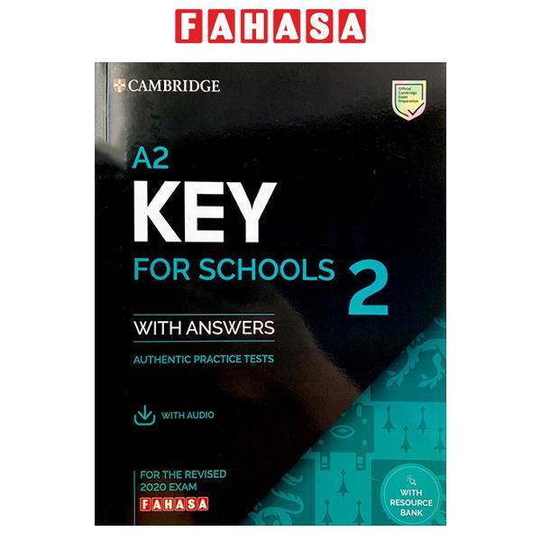 A2 Key For Schools 2 For The Revised 2020 Exam SB With Answers With Audio With Resource Bank