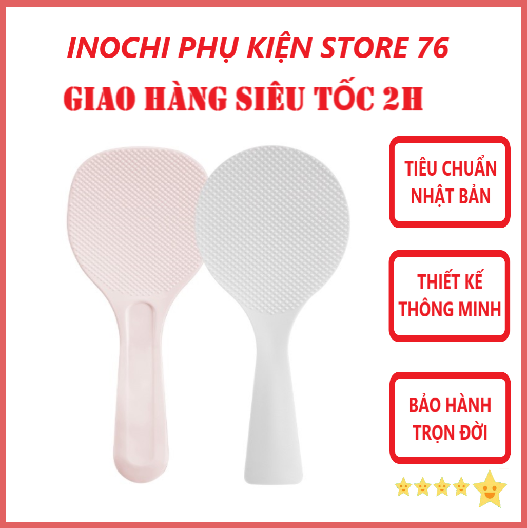 Muỗng Xới Cơm Chống Dính Sendai Sản Xuất Theo Tiêu Chuẩn Nhật Bản An Toàn Tuyệt Đối Cho Người Dùng - Chính Hãng Inochi