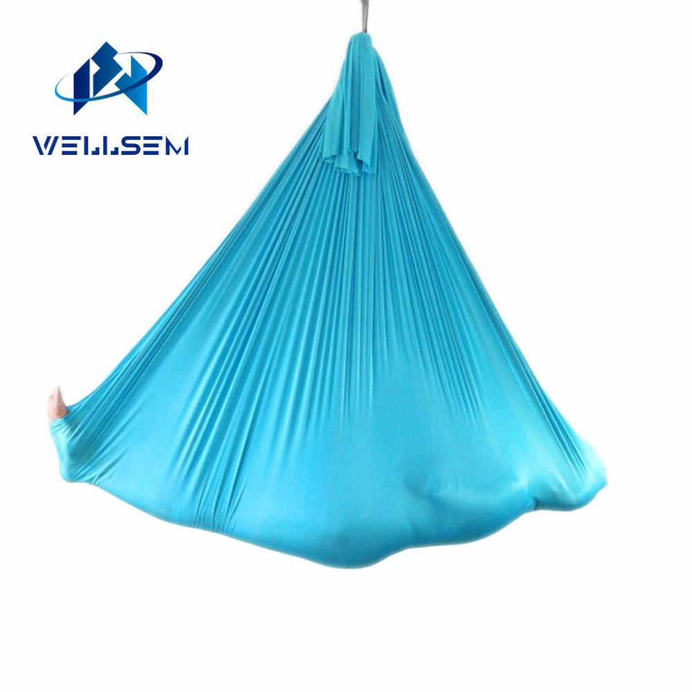 Chiều Dài tùy chỉnh-Trên Không Yoga Vải Võng Bay Giường Đu Chống-Trọng Lực Trapeze Đảo Ngược Trên Không Kéo Thiết Bị cảm ứng