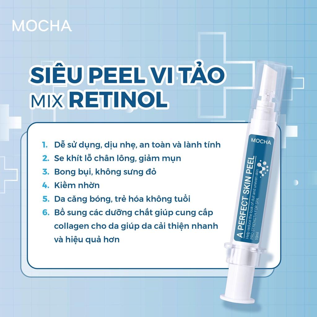 Mua 1 Tặng 4 ,Peel Da Vi Tảo Mix retinol , Tái Tạo Da Sinh Học Chính Hãng - MOCHA