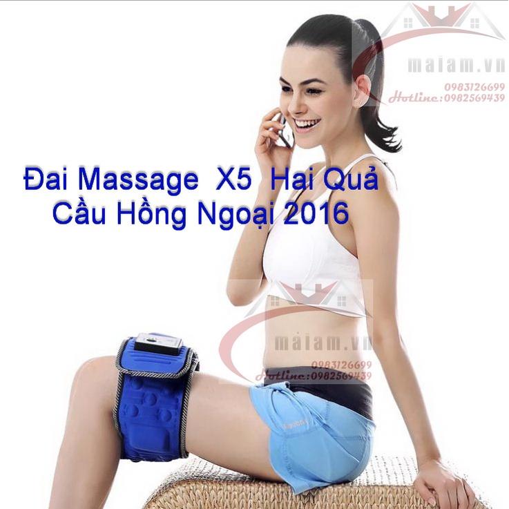 Đai massage x5 máy matxa X5 máy đánh mỡ bụng mỡ đùi