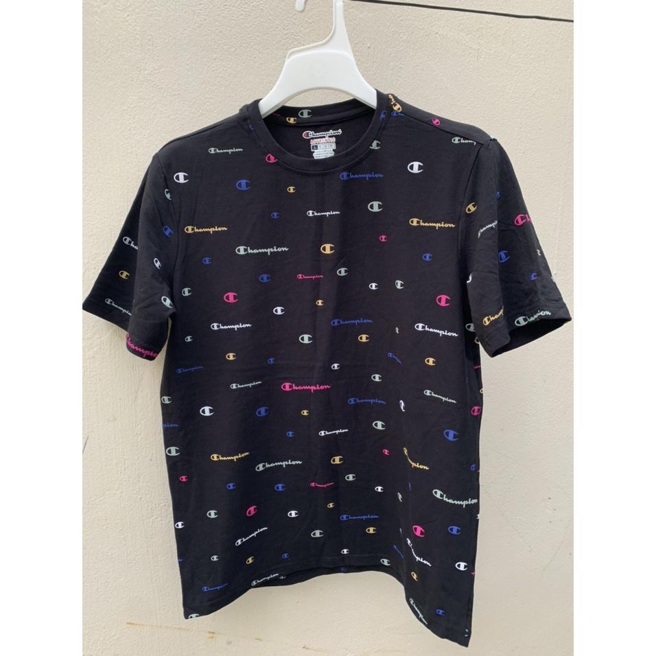 Áo thun Champi0n dáng suông Unisex xuất dư