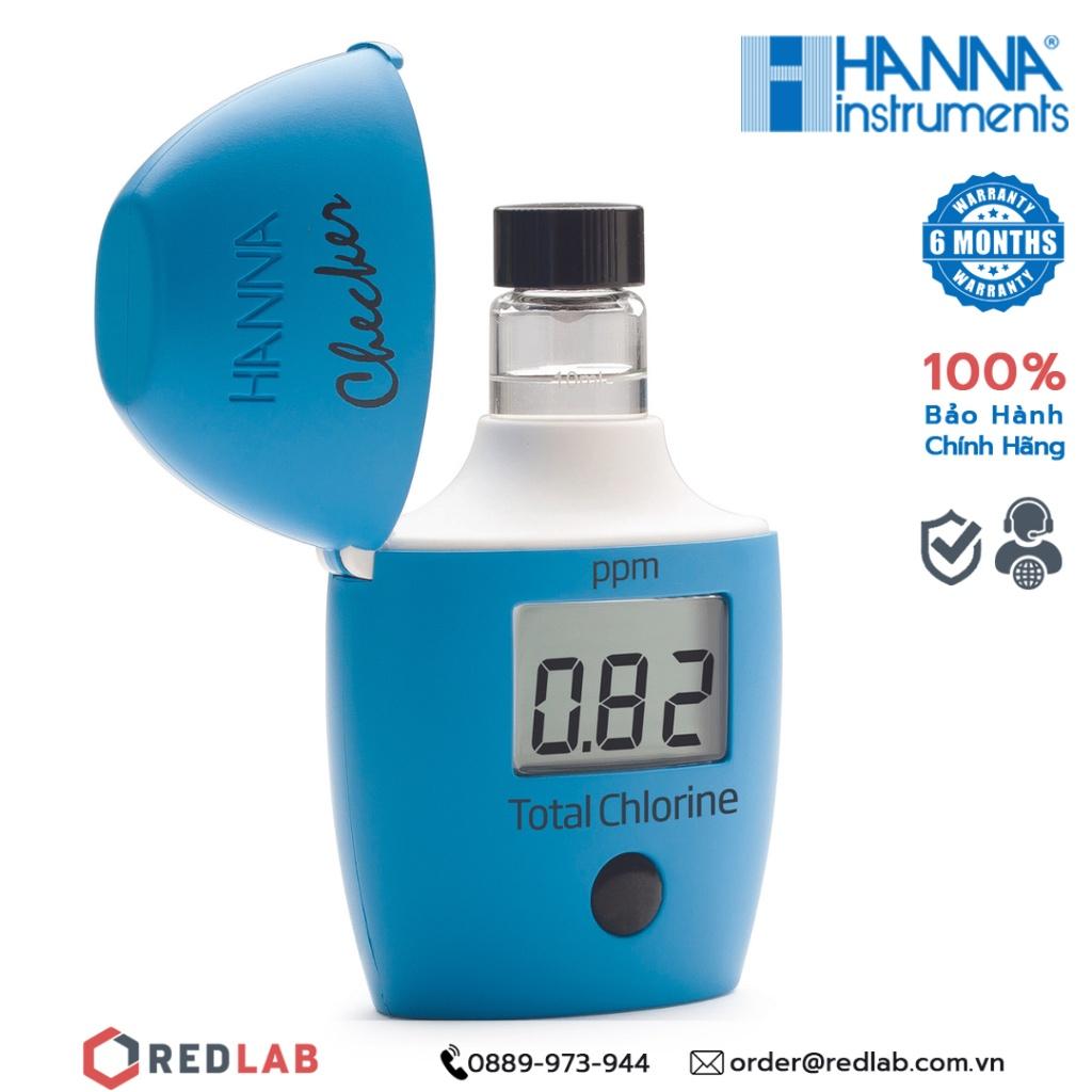 Checker đo Clo tổng trong nước Hanna HI711 bảo hành 6 tháng | Máy đo Cl2 trong nước
