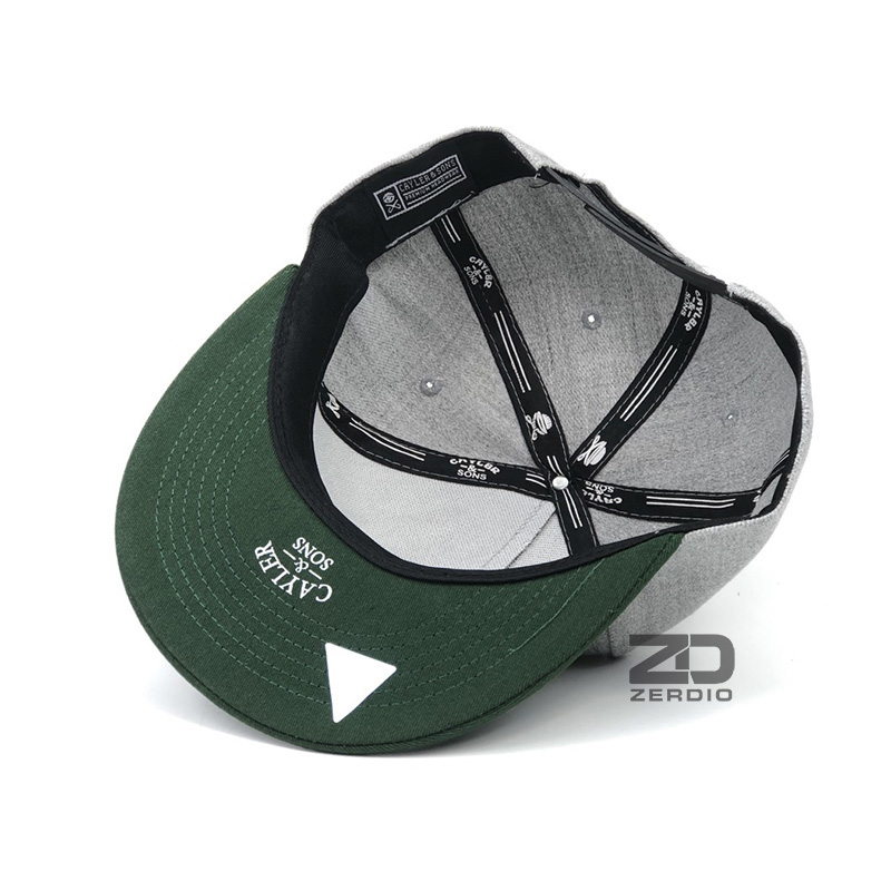 Mũ lưỡi trai nam nữ hiphop, nón snapback Quality màu xám phong cách cá tính