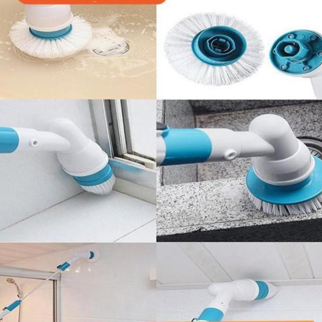 Chổi Lau Nhà Lau Chùi Thông Minh loại dùng Điện Đa Năng 360 Độ Lau Sạch Nhanh, Nhỏ Gọn, Tiện Dụng