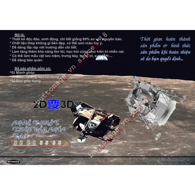 Mô Hình Lắp Ráp 3d Tàu Đổ Bộ Mặt Trăng Eagle
