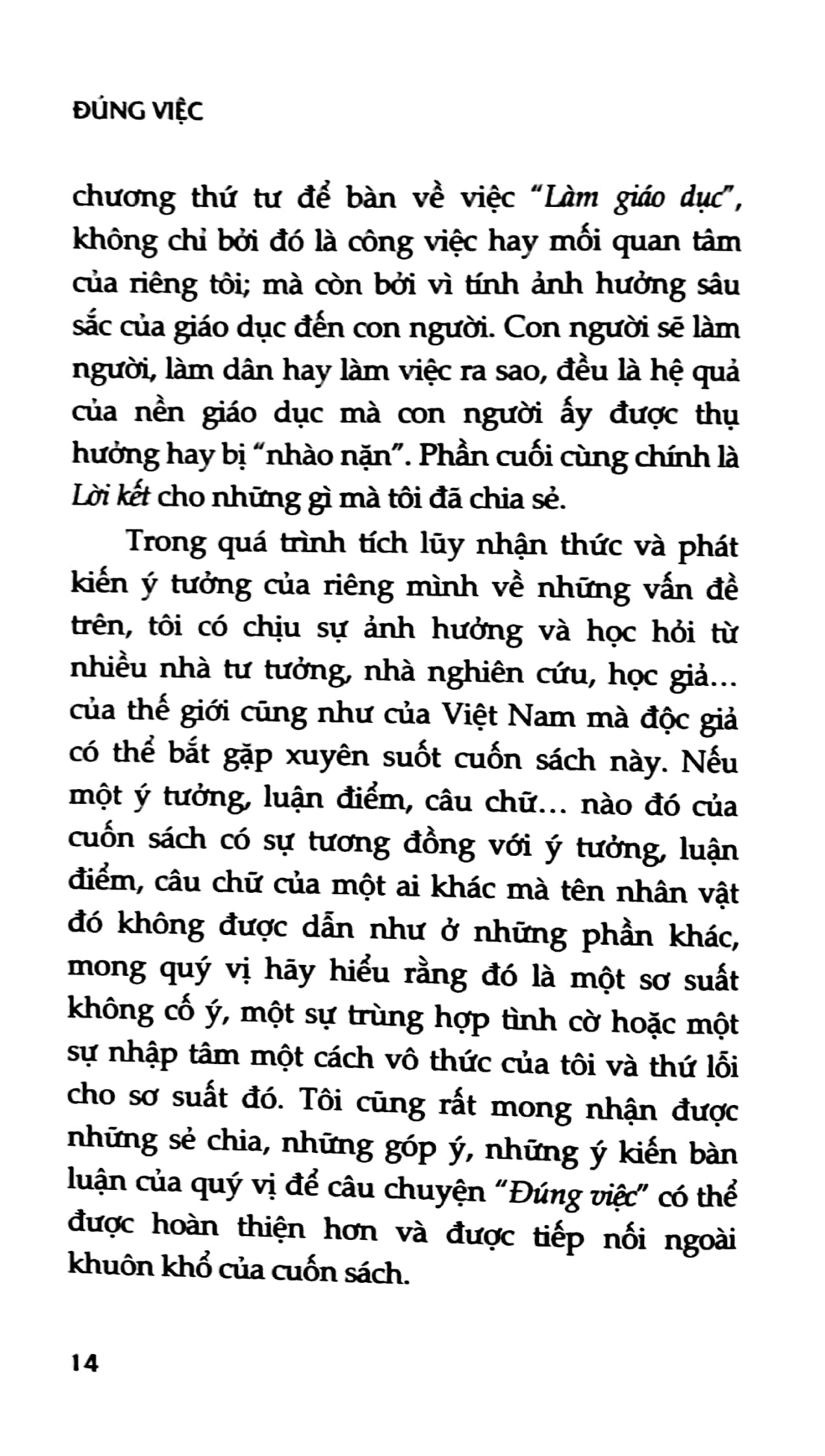 Đúng Việc - Một Góc Nhìn Về Câu Chuyện Khai Minh - Bìa Cứng