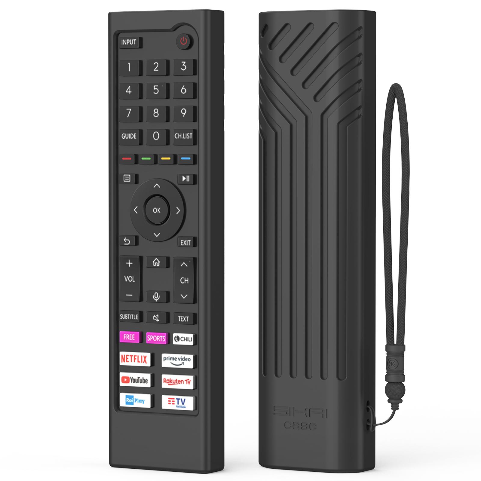 Sikai silicone Vỏ bảo vệ điều khiển điều khiển từ xa cho Hisense ERF3C80H ERF3J80H ERF3D80H ERF3A80 TV SMART TV