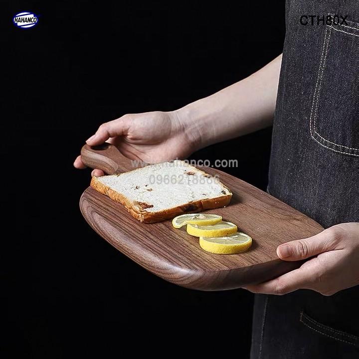 Thớt gỗ óc chó nhập khẩu Mỹ ️ khay bánh mì/ bít tết/ pizza/ phụ kiện chụp ảnh