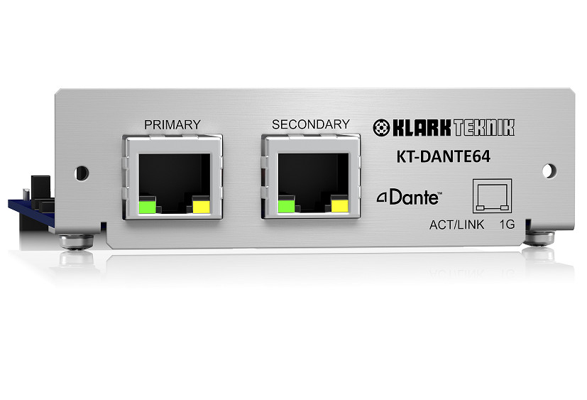 KLARK TEKNIK KT-DANTE64 - Audinate Dante Network Module -Hàng Chính Hãng