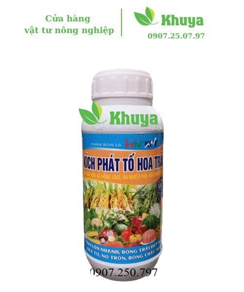 Phân bón lá HN Kích Phát Tố Hoa Trái 500ml Hạt to - Lớn trái