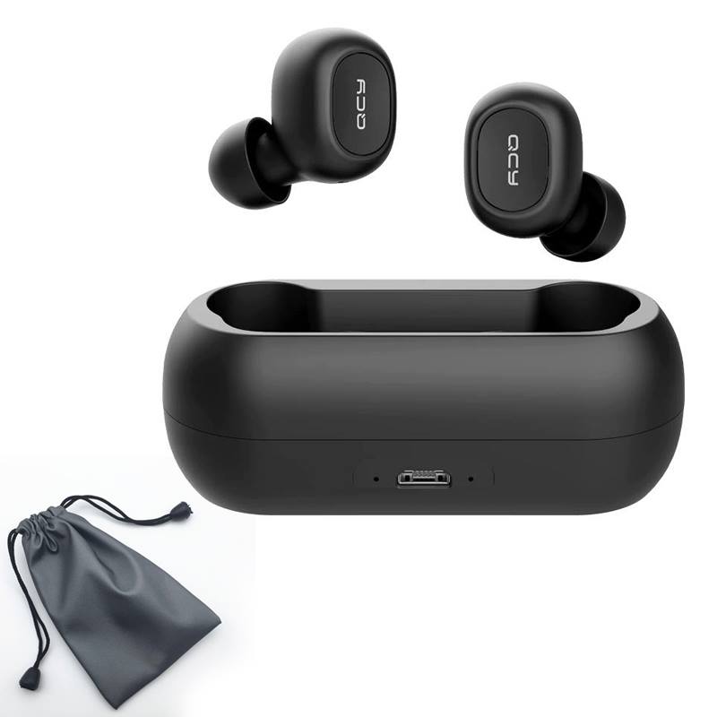 Tai Nghe Bluetooth Không Dây Nhét Tai QCY-T1 Mini True Wireless Hàng Chính Hãng (Tặng Túi Đựng Kèm)